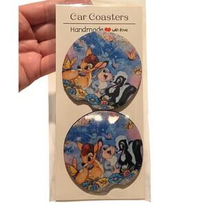 BAMBI Car Coasters Disney  | NEW